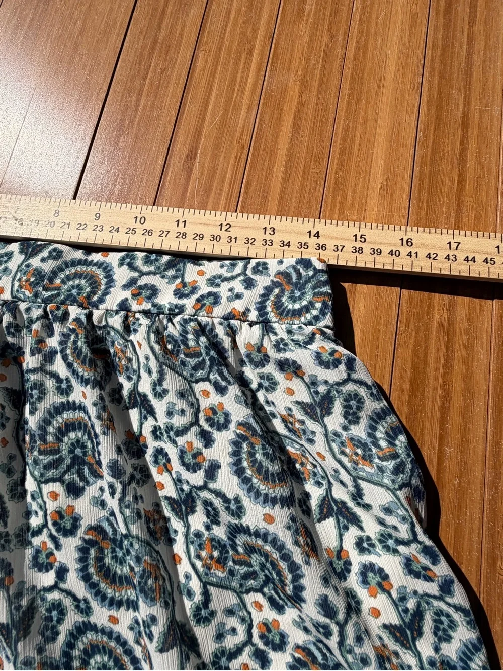 J Crew Paisley Block Print Tiered Ruffle Mini Skirt Cottagecore Floral Flowy